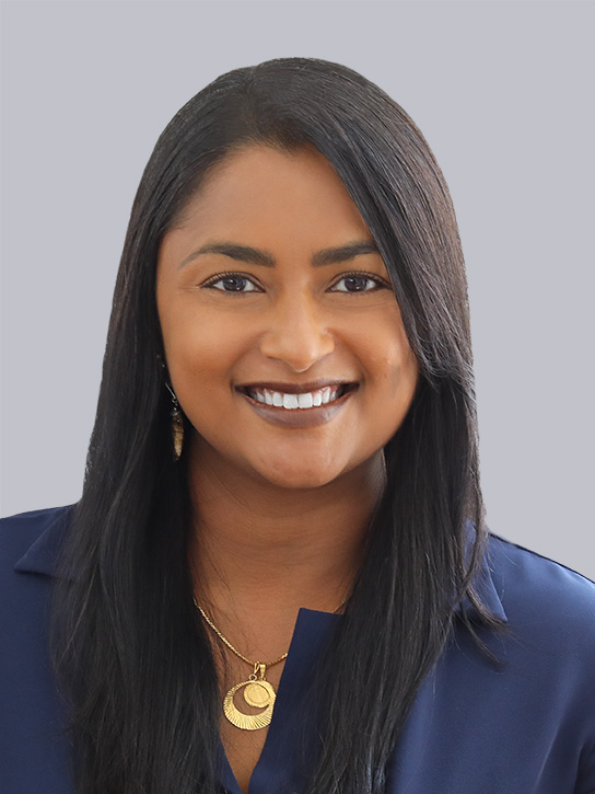 Headshot of Dr. Razia Jayman-Aristide MS-HPPL , M.D. , FACP 